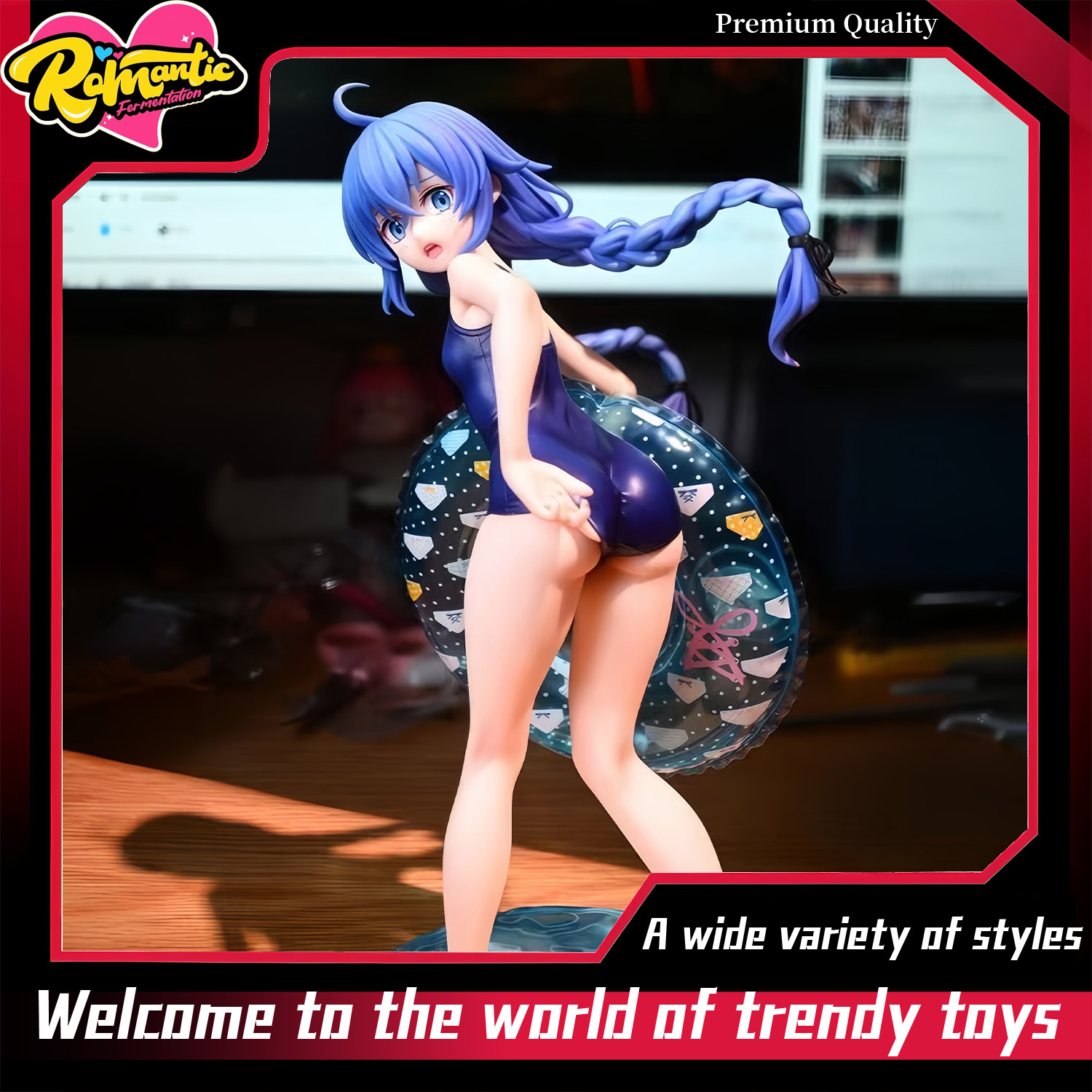 Popular Anime Merchandise - Anillo de natación - Figura de