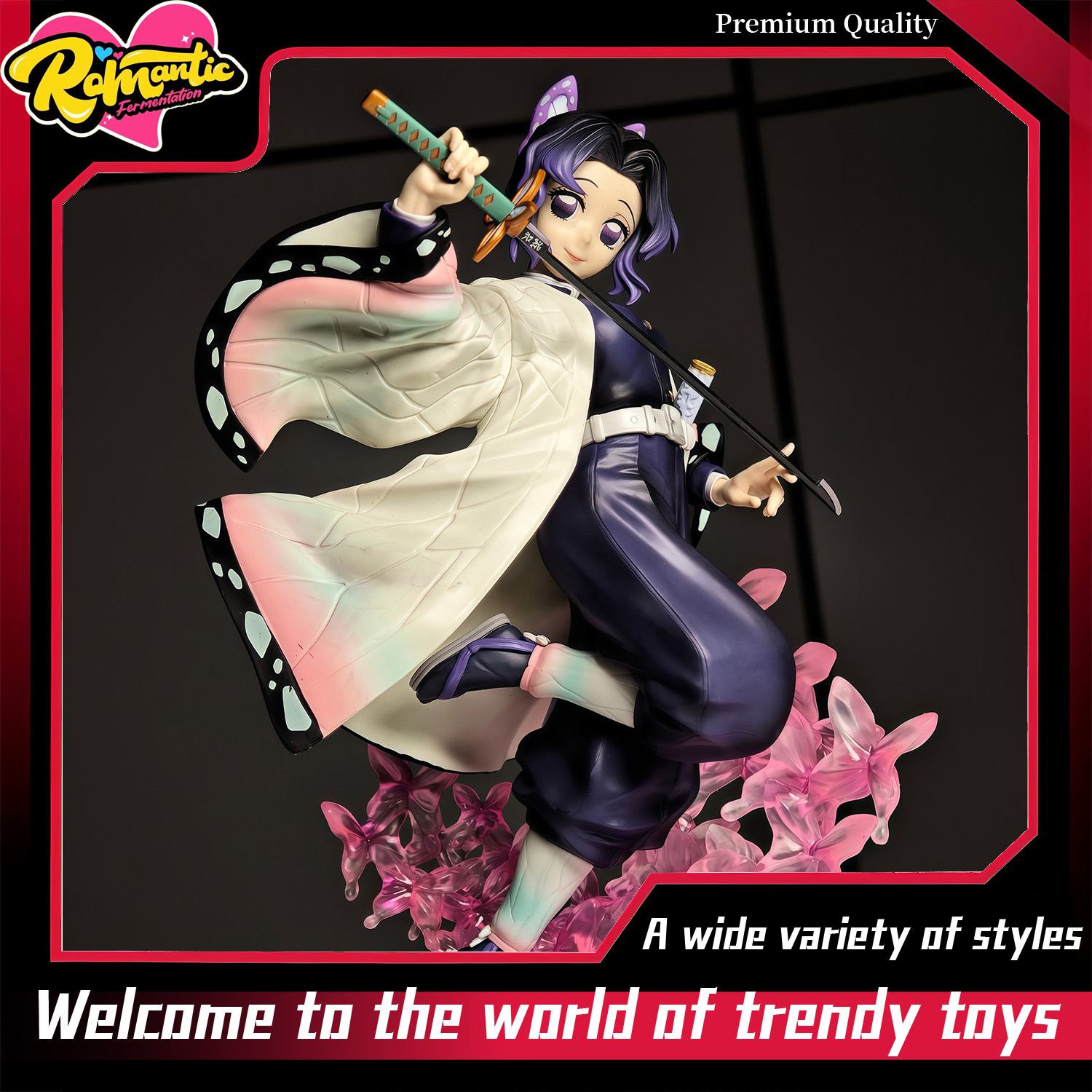 Popular Anime Merchandise - Figura de Shinobu Kocho, modelo GK